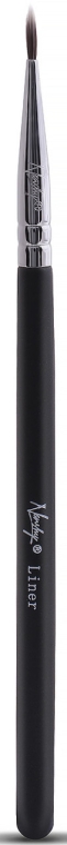 Кисть для подводки MC-LI-02 - Nanshy Eyeliner Makeup Brush Onyx Black — фото N1