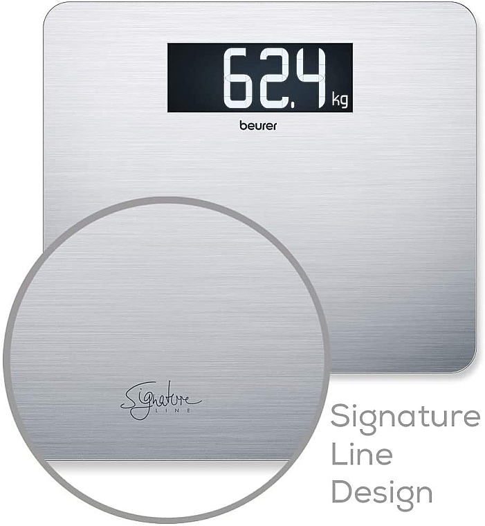 Ваги з нержавної сталі - Beurer GS 405 Signature Line — фото N4