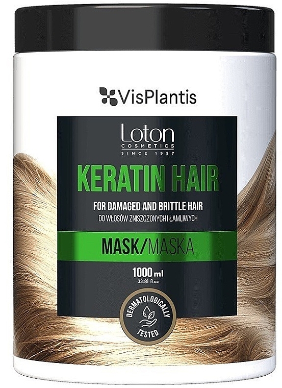Маска для волосся з кератином - Vis Plantis Loton Keratin Hair Mask — фото N2