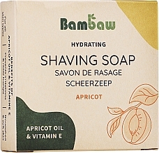 Мыло для бритья с абрикосовым маслом и витамином Е - Bambaw Shaving Soap Hydrating Apricot Oil & Vitamin E — фото N3