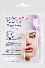 Тканинна маска для обличчя з пептидами "Відбілювання" - FCIQ Косметика з інтелектом NoSecrets Amino Acid And Hyalyron WOW Mask — фото N1