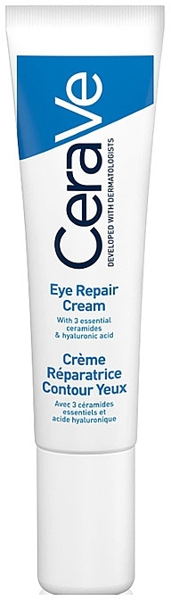 Відновлювальний крем для всіх типів шкіри навколо очей - CeraVe Eye Repair Cream — фото N1