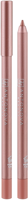Олівець для губ водостійкий - Antonova Beauty Waterproof Lip Pencil