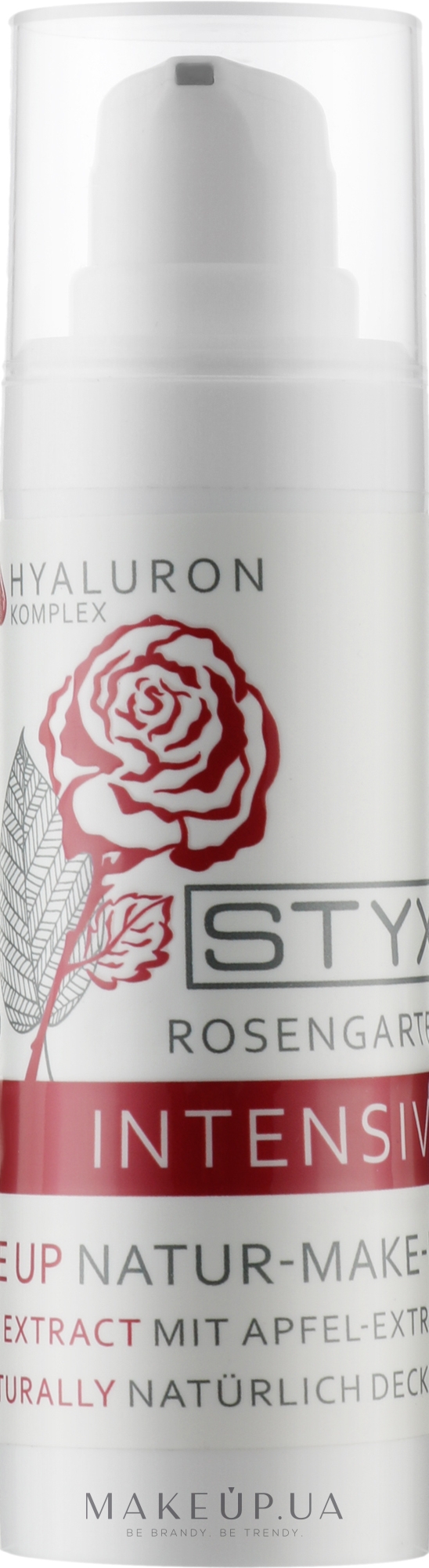 Тонирующая основа для макияжа с экстрактом яблока - Styx Naturcosmetic Rosegarden Intensive Natur-Make-Up — фото 30ml