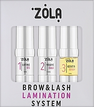 Парфумерія, косметика Набір для ламінування - Zola Brow & Lash Lamination System