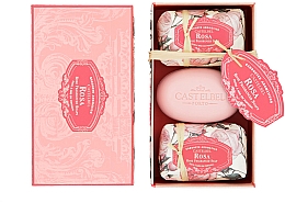 Духи, Парфюмерия, косметика Castelbel Rose Soap - Набор (soap/3x150g)