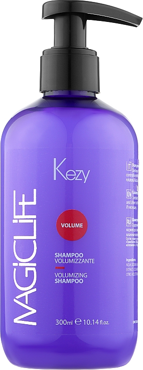 Шампунь для об'єму волосся - Kezy Magic Life Volumizing Shampoo