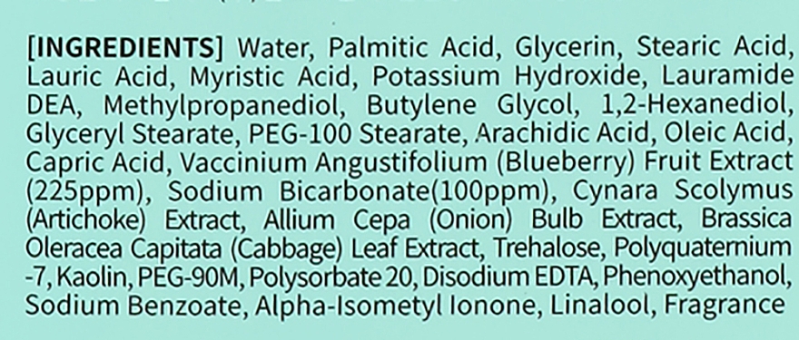 Пенка с содой для умывания лица с экстрактом черники - MED B Blueberry Soda Foam — фото N4