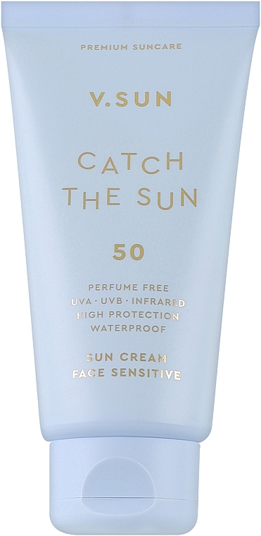 Сонцезахисний крем для обличчя - V.Sun Catch The Sun Sensitive Perfume Free Sun Cream SPF50 — фото N1