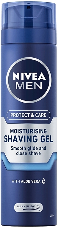 Увлажняющий гель для бритья "Защита и уход" - NIVEA MEN Moisturising Shaving Gel — фото N1