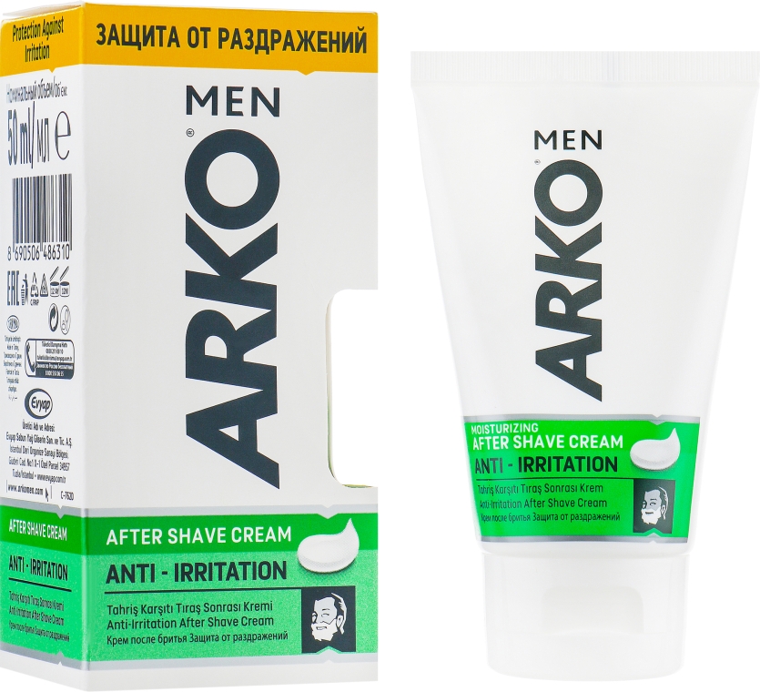 Крем после гоління "Anti-Irritation" - Arko Men — фото N1