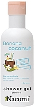 Гель для душа "Банан и кокос" - Nacomi Banana & Coconut Shower Gel — фото N1
