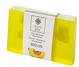 Глицериновое мыло "Melon" - Olive Spa Hand Made Glycerin Soap — фото N1