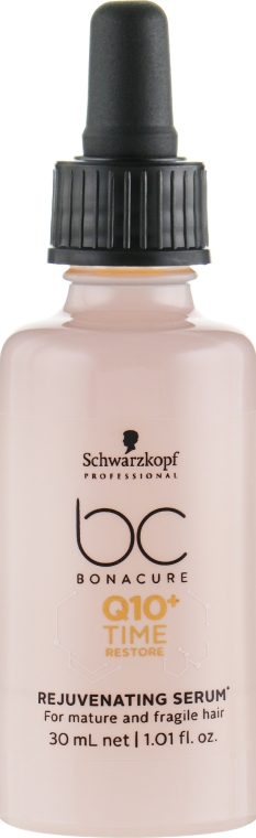 Сиворотка для відродження зрілого волосся Q10 - Schwarzkopf Professional Bonacure Rejuvenating Serum — фото N2