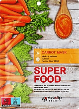 Парфумерія, косметика Тканинна маска для обличчя "Морква" - Eyenlip Super Food Mask Carrot