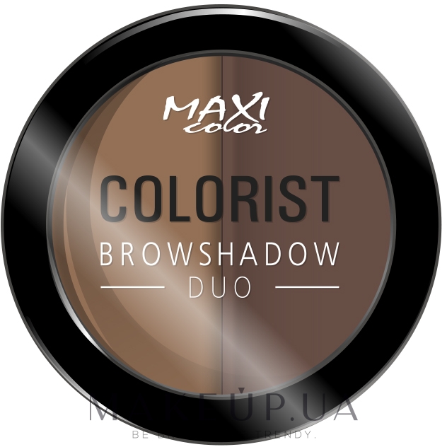 Тени для бровей - Maxi Color Colorist Browshadow Duo — фото 02