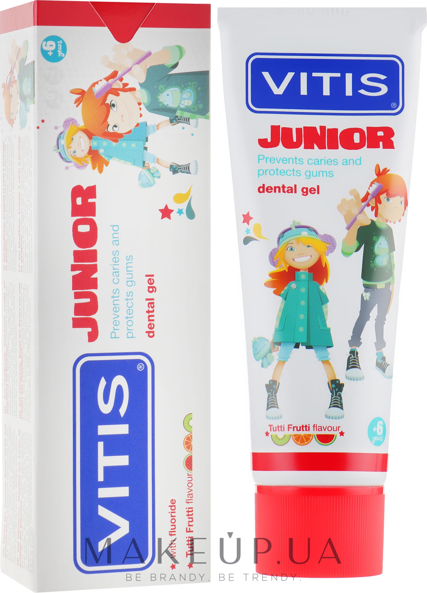 Зубна гель-паста для дітей - Dentaid Vitis Junior — фото 75ml