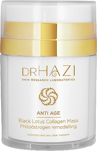 Маска для обличчя "Black Lotus" - Dr.Hazi Anti Age Collagen Mask — фото N1