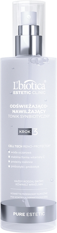 Тонік для обличчя - L'biotica Estetic Clinic Pure Estetic — фото N1