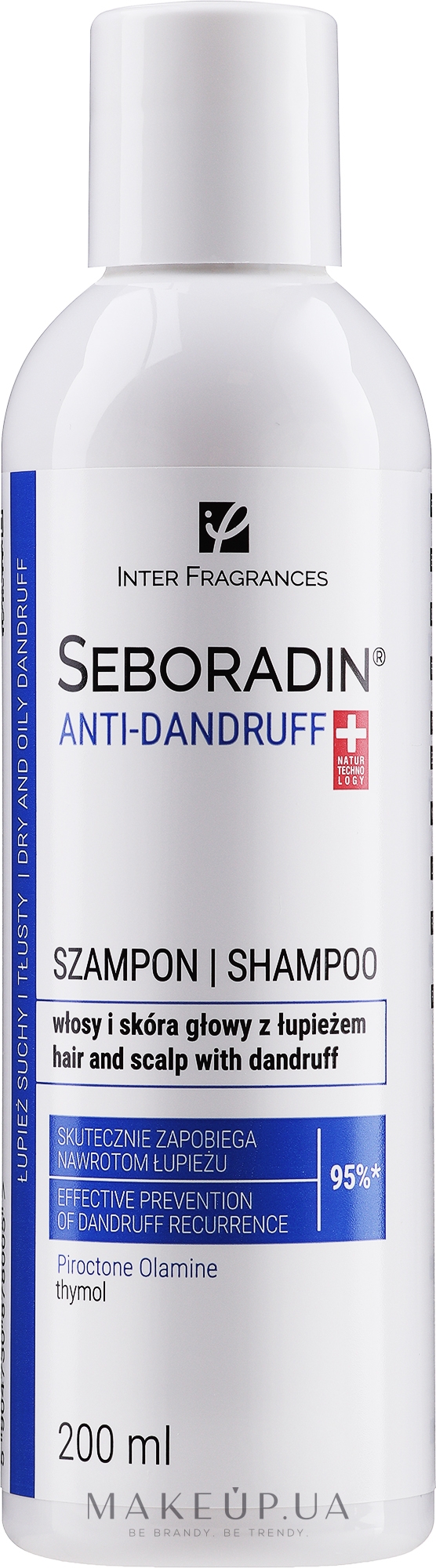 Шампунь против перхоти - Seboradin Shampoo Anti-Dandruff  — фото 200ml