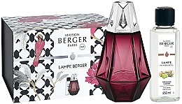 Парфумерія, косметика Набір - Maison Berger Lampe Berger Gift Set Prism Garnet (lamp + refill/250ml)