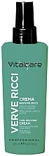 Парфумерія, косметика Крем для відновлення локонів - Vitalcare Professional Verve Ricci Crema