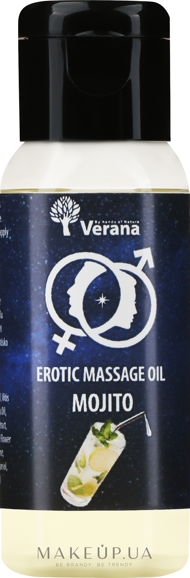 Масло для эротического массажа "Мохито" - Verana Erotic Massage Oil Mojito — фото 30ml