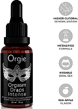 Возбуждающие капли - Orgie Orgasm Drops Intense Clitoral Intimate — фото N2
