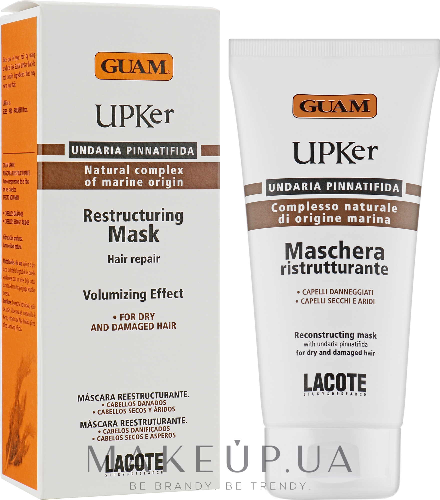 Маска для волос восстанавливающая - Guam UPKer Restructuring Mask — фото 150ml
