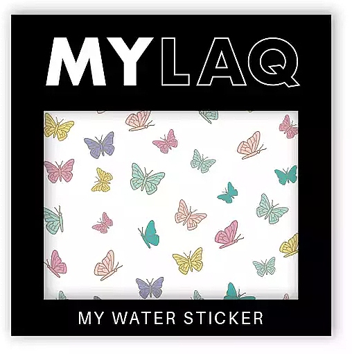 Наклейки для нігтів, My Butterfly Sticker - MylaQ My Water Sticker — фото N1