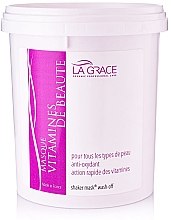 Маска для покращення кольору обличчя "Вітаміни краси" з витяжкою з вишні - La Grace Masque Vitamines De Beaute — фото N1