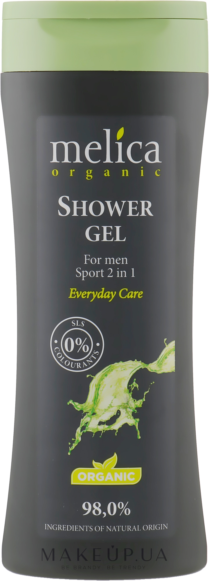 Гель для душа "Спорт" 2в1 для мужчин - Melica Organic Shower Gel — фото 250ml