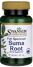 Парфумерія, косметика Харчова добавка "Сума", 400 мг - Swanson Full Spectrum Suma Root