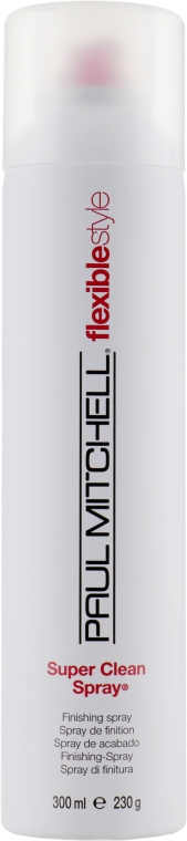 Лак для волос средней фиксации - Paul Mitchell Flexible Style Super Clean Spray