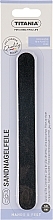 Парфумерія, косметика Пилка полірувальна, 17.5 см, 120/180 грит, 1031 B, в блістері - Titania