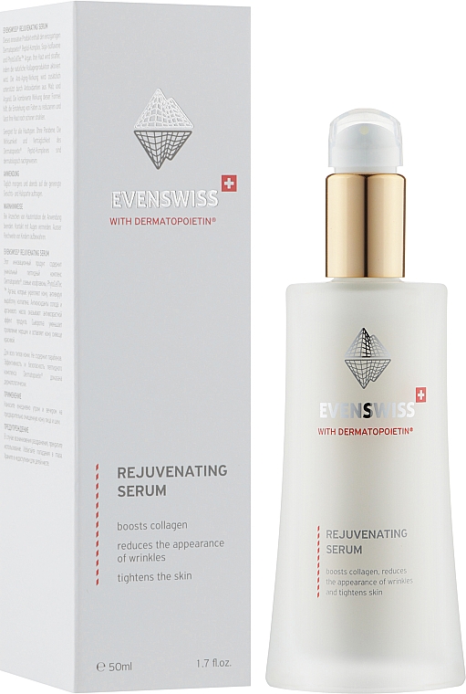Омолоджувальна сироватка для обличчя - Evenswiss Rejuvenating Serum — фото N2