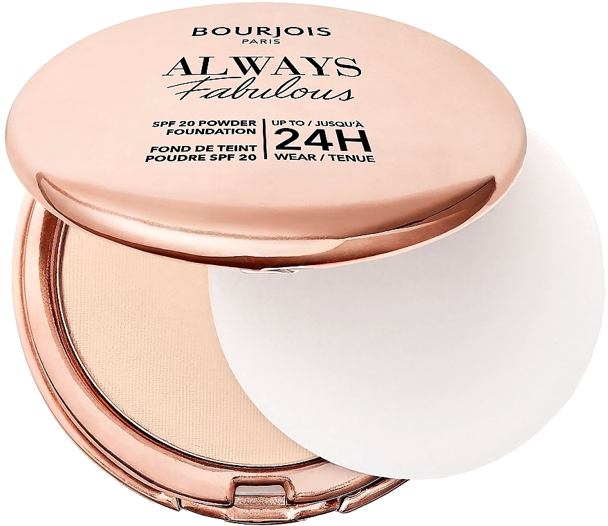 Пудра для лица - Bourjois Paris Always Fabulous SPF 20 Powder Foundation — фото N2