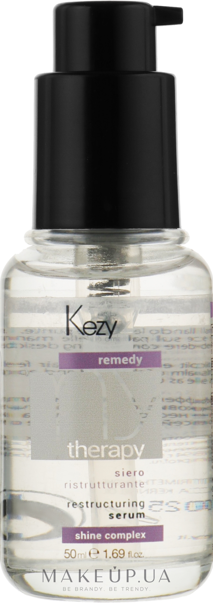 Відновлювальна сироватка для волосся - Kezy Remedy Restructuring Serum — фото 50ml