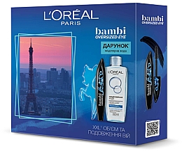 Духи, Парфюмерия, косметика Подарочный набор - L'Oreal Paris Bambi Eye Oversized (mascara/8.9ml + water/200ml)