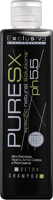 Шампунь глибокого очищення - Exclusive Professional Pure SX Detox Shampoo — фото N1