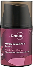 Духи, Парфюмерия, косметика Дневной крем для лица с муцином улитки SPF 15 - _Element Snail Slime Filtrate Day Cream SPF 15