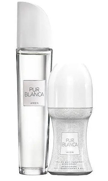 Avon Pur Blanca - Набор (edt/50ml + deo/50ml) — фото N1