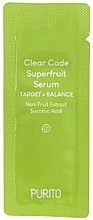 Духи, Парфюмерия, косметика Балансирующая сыворотка для лица - Purito Seoul Clear Code Superfruit Serum (пробник)