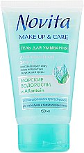 Духи, Парфюмерия, косметика Гель для умывания "Морские водоросли" - Novita Make Up & Care Gel