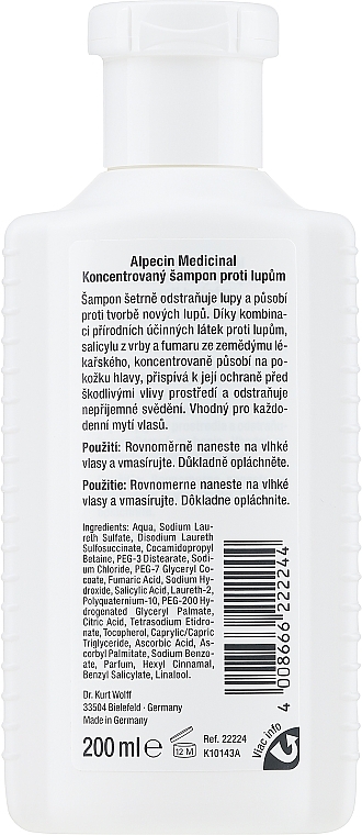 Шампунь-концентрат против перхоти - Alpecin Medicinal Shampoo-Concentrate — фото N2