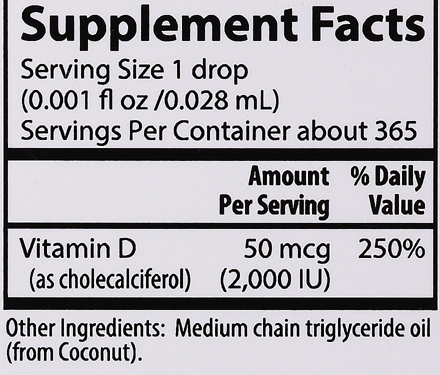 Вітамін D3 рідкий, 2000 мг - Carlson Labs Super Daily D3 — фото N4