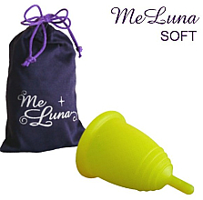Менструальна чаша з ніжкою, розмір XL, золота - MeLuna Soft Menstrual Cup — фото N1