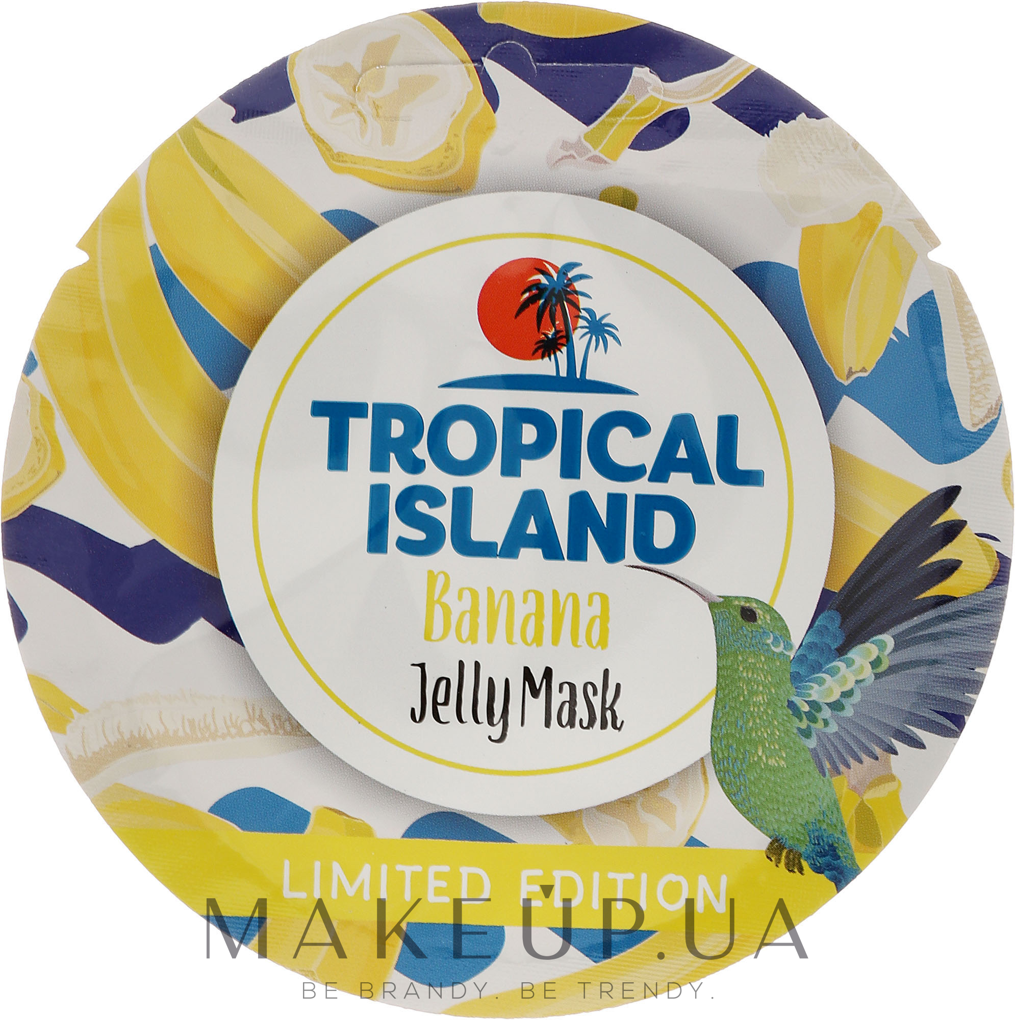 Восстанавливающая гелевая маска с бананом и лимоном - Marion Tropical Island Banana Jelly Mask — фото 10g