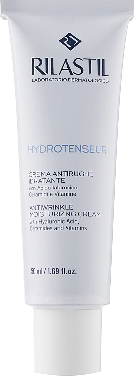 Зволожувальний крем для обличчя проти зморщок - Rilastil Hydrotenseur Antiwrinkle Moisturizing Cream — фото N1