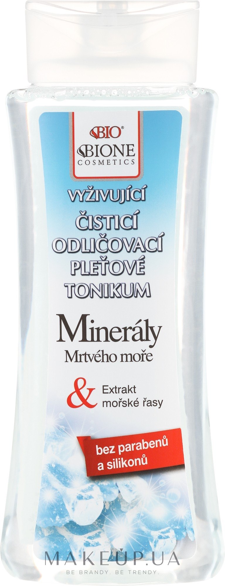 Очищувальний тонік для обличчя  - Bione Cosmetics Dead Sea Minerals Cleansing Make-up Removal Facial Tonic — фото 255ml